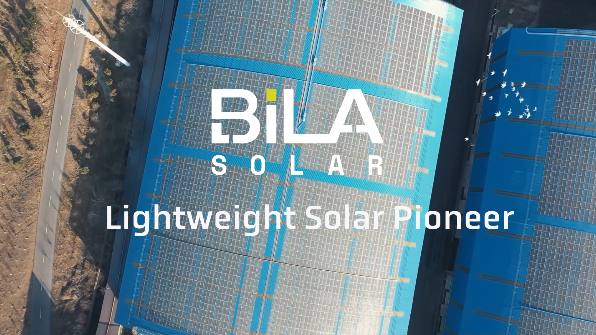 Bila Solar Lightweight Solar Pioneer thumbnail image of overhead roof panel view